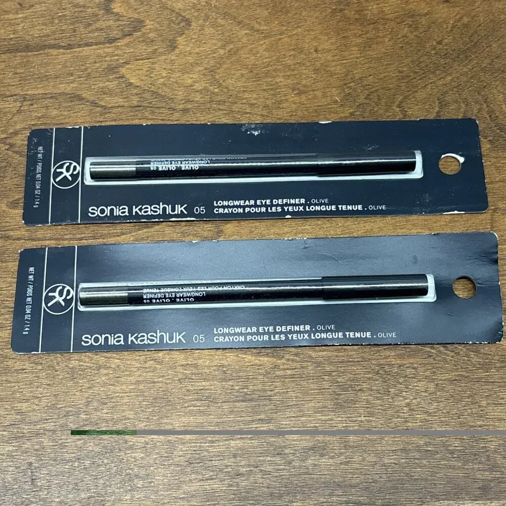 Lot of 2 New in Package Sonia Kashuk Twist Up Longwear Gel Liner Olive 05
